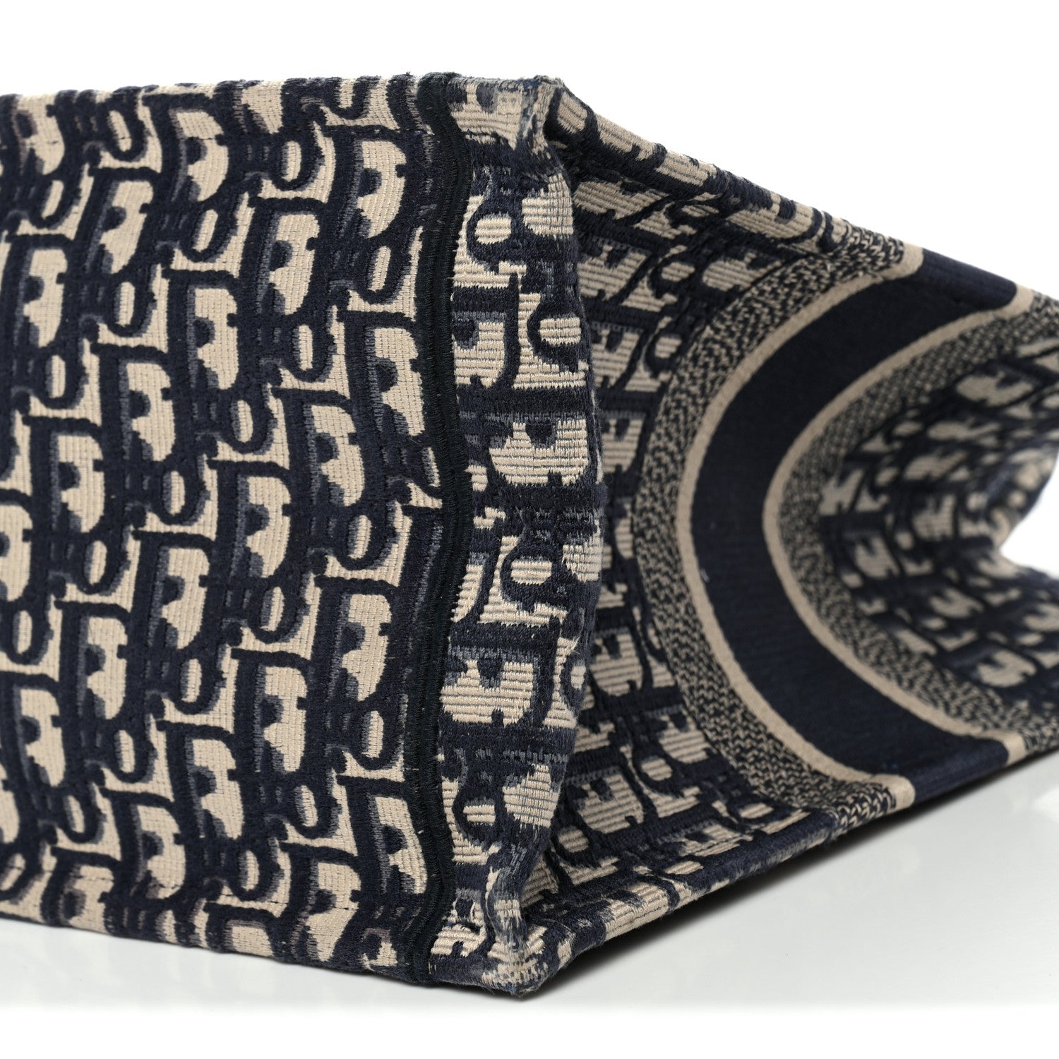 Oblique Medium Book Tote Blue Multicolor