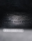 Shiny Box Calfskin Strass Hourglass Top Handle Bag XS Black