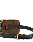 Suede Small Ophidia Belt Bag 85 34 Brown