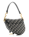Oblique Saddle Bag Blue