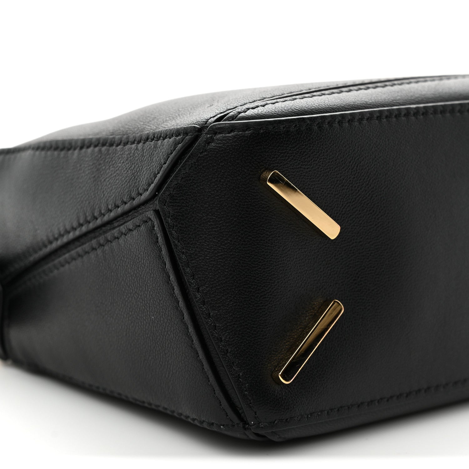 Nappa Lambskin Featherlight Mini Puzzle Bag Black