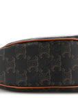 Triomphe Canvas Calfskin Ava Shoulder Bag Tan