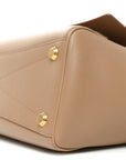 Smooth Calfskin Small Bel Air Carry All Bag Latte