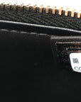 Caviar Quilted Top Handle Slim Vanity With Chain Black