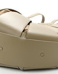 French Calfskin Large Shell Bag Taupe