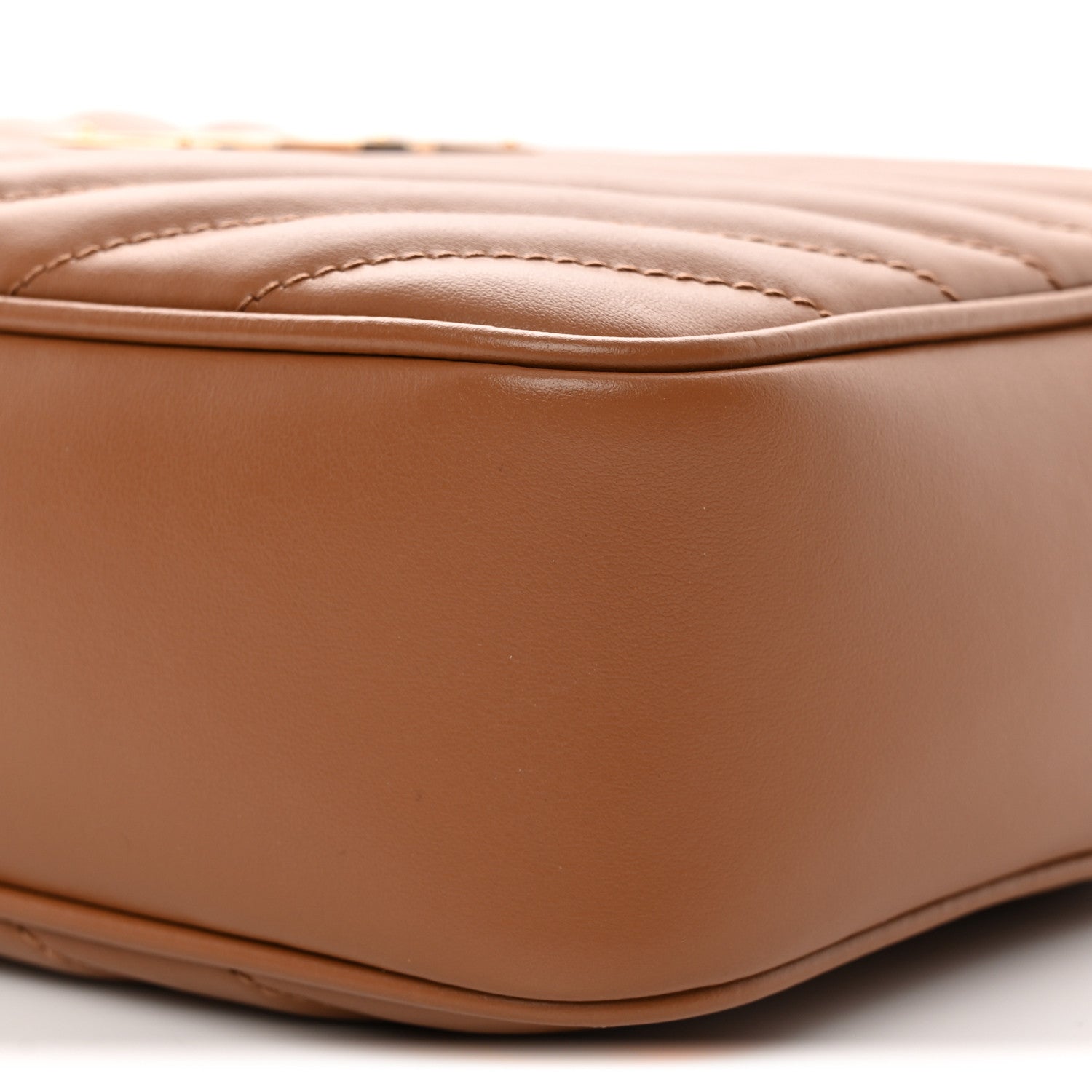 Calfskin Matelasse Monogram Lou Camera Bag Cinnamon