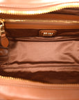 Nappa Small Beau Top Handle Bag Cognac