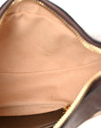 Monogram Jumbo GG Textured Dollar Calfskin Web Mini Ophidia Half Moon Hobo Camel Ebony New Acero