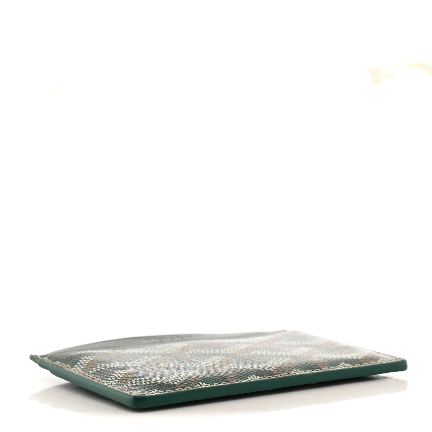 Goyardine Saint Sulpice Card Holder Green
