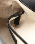 GG Supreme Monogram Horsebit 1955 Soft Small Shoulder Bag Beige Black