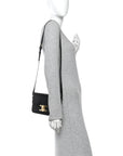Shiny Calfskin Teen Triomphe Black