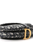 Oblique Saddle Bag Blue