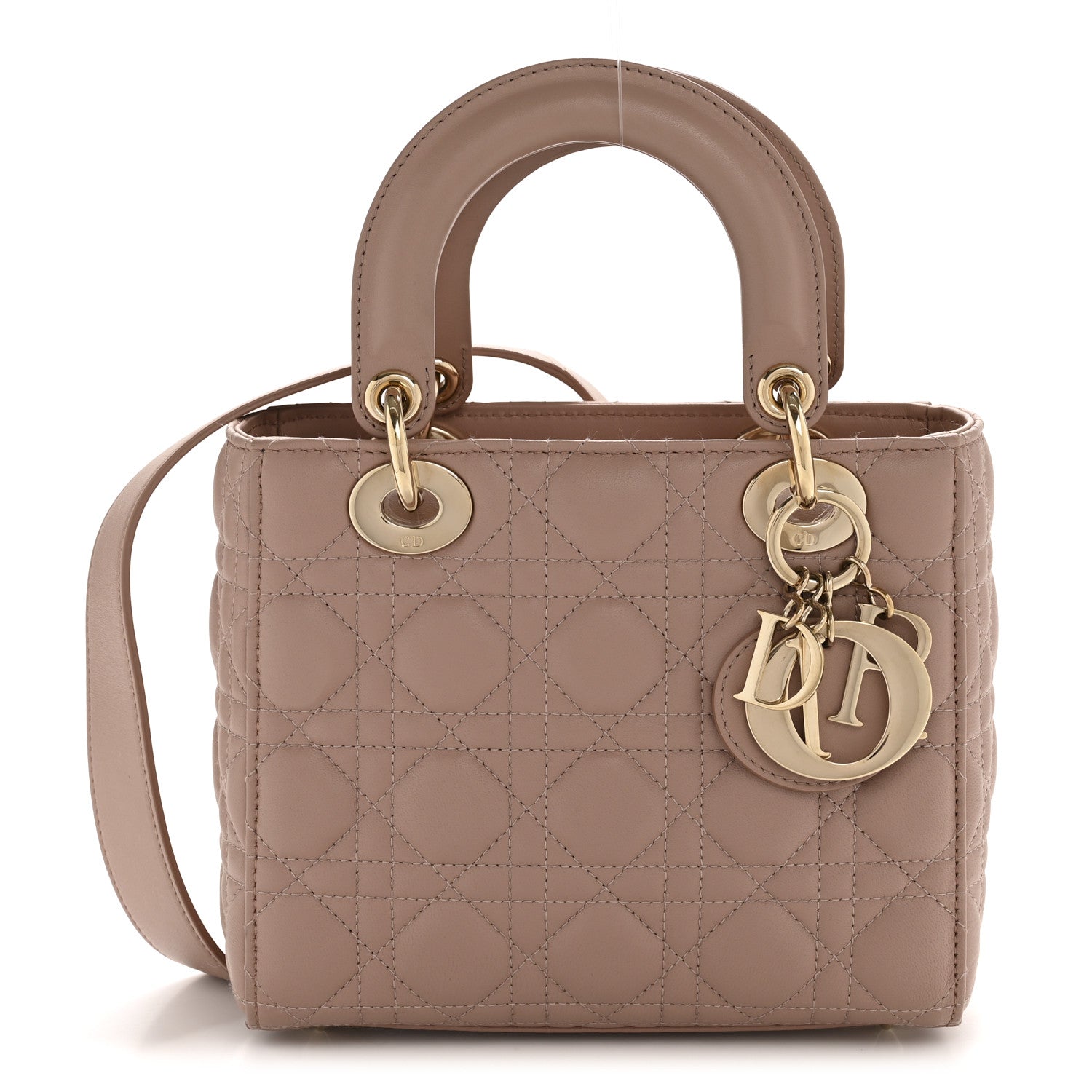 Lambskin Cannage Small My ABC D1OR Lady D1OR Blush