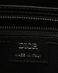 Oblique Grained Calfskin East West Tote Black
