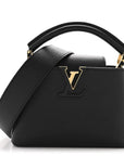 Taurillon Mini Capucines Black
