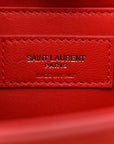 Suede Star Medium Classic Monogram Kate Satchel Berry Red