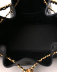 Caviar Quilted Small CHNL 25 Handbag Black