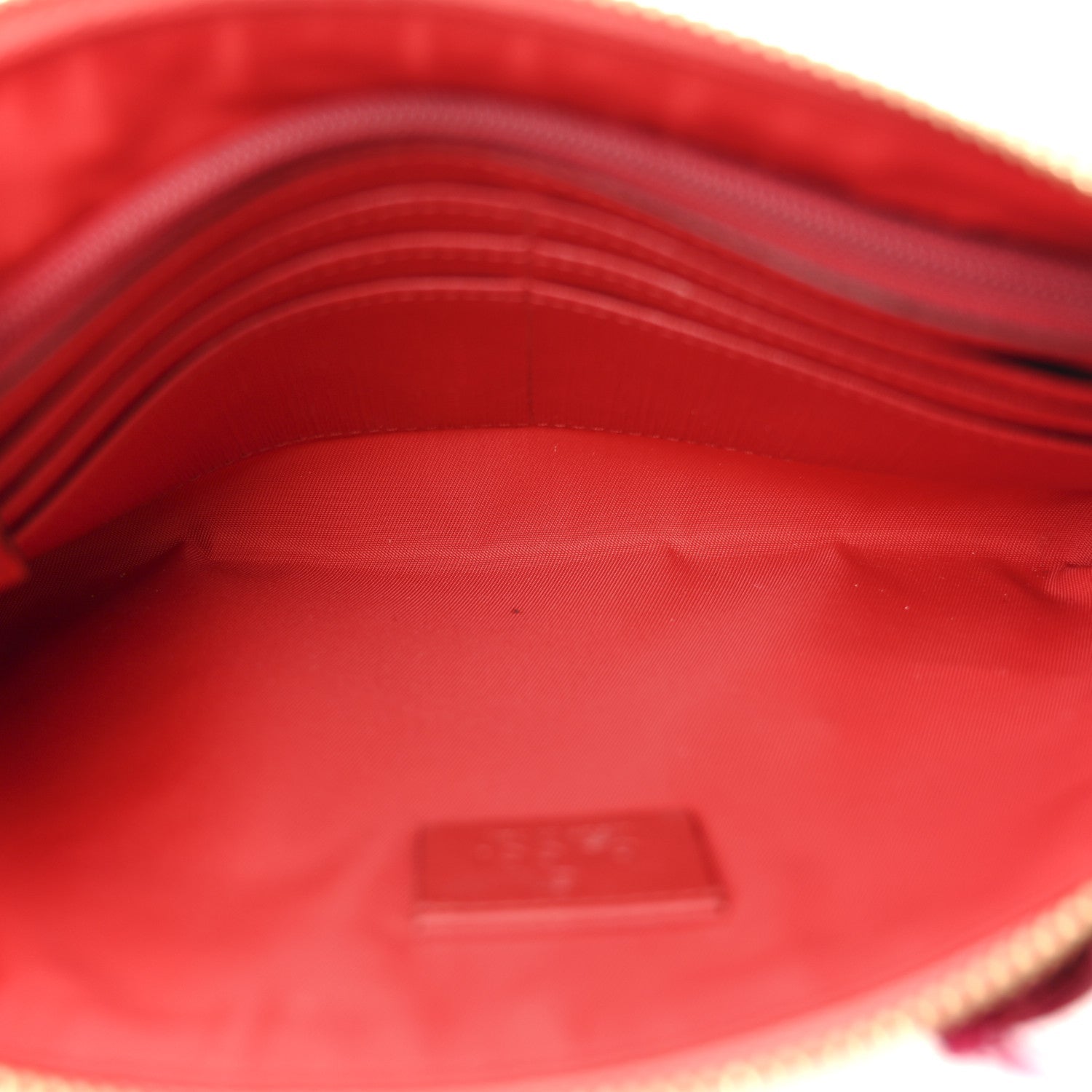 GG Supreme Monogram Face Embroidered Wrist Wallet Pink