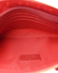 GG Supreme Monogram Face Embroidered Wrist Wallet Pink