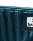 Caviar Quilted Boy Wallet On Chain WOC Blue
