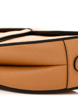 Grained Calfskin Saddle Bag Camello