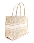 Oblique Medium Book Tote Gold Multicolor