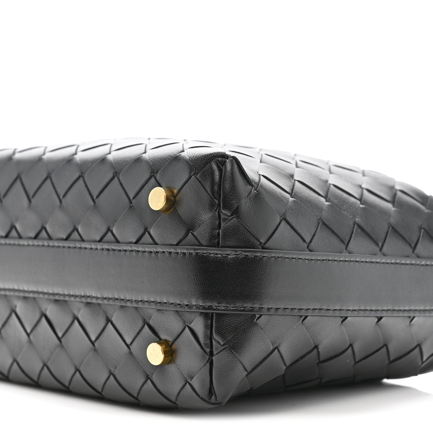 Calfskin Nappa Intrecciato Mini Wallace Black