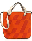 Swift Toile H Cabas H En Biais 27 Orange
