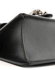 Satin Crystal GG Monogram Mini Dionysus Top Handle Bag Black