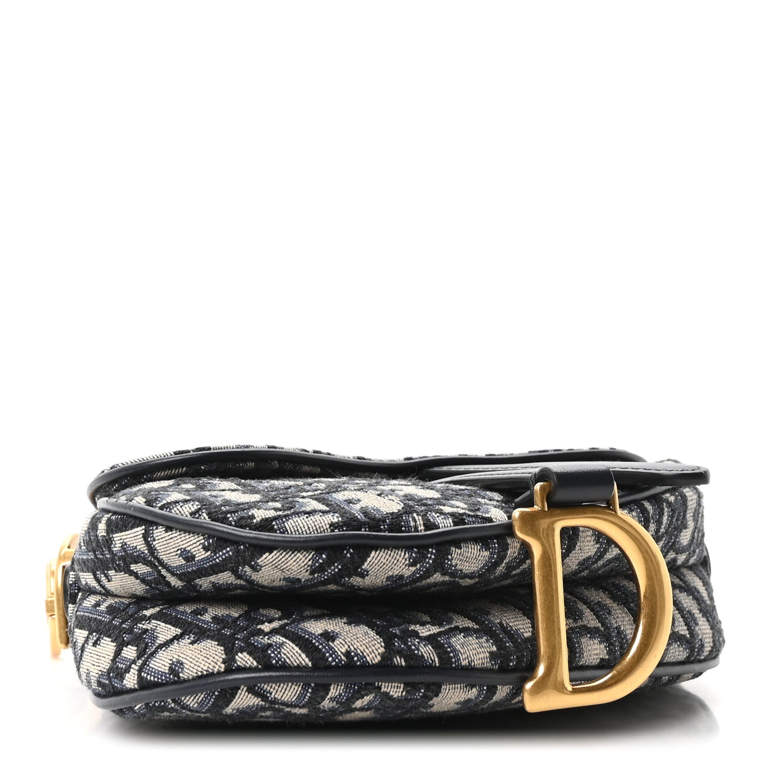 Oblique Mini Saddle Bag Blue