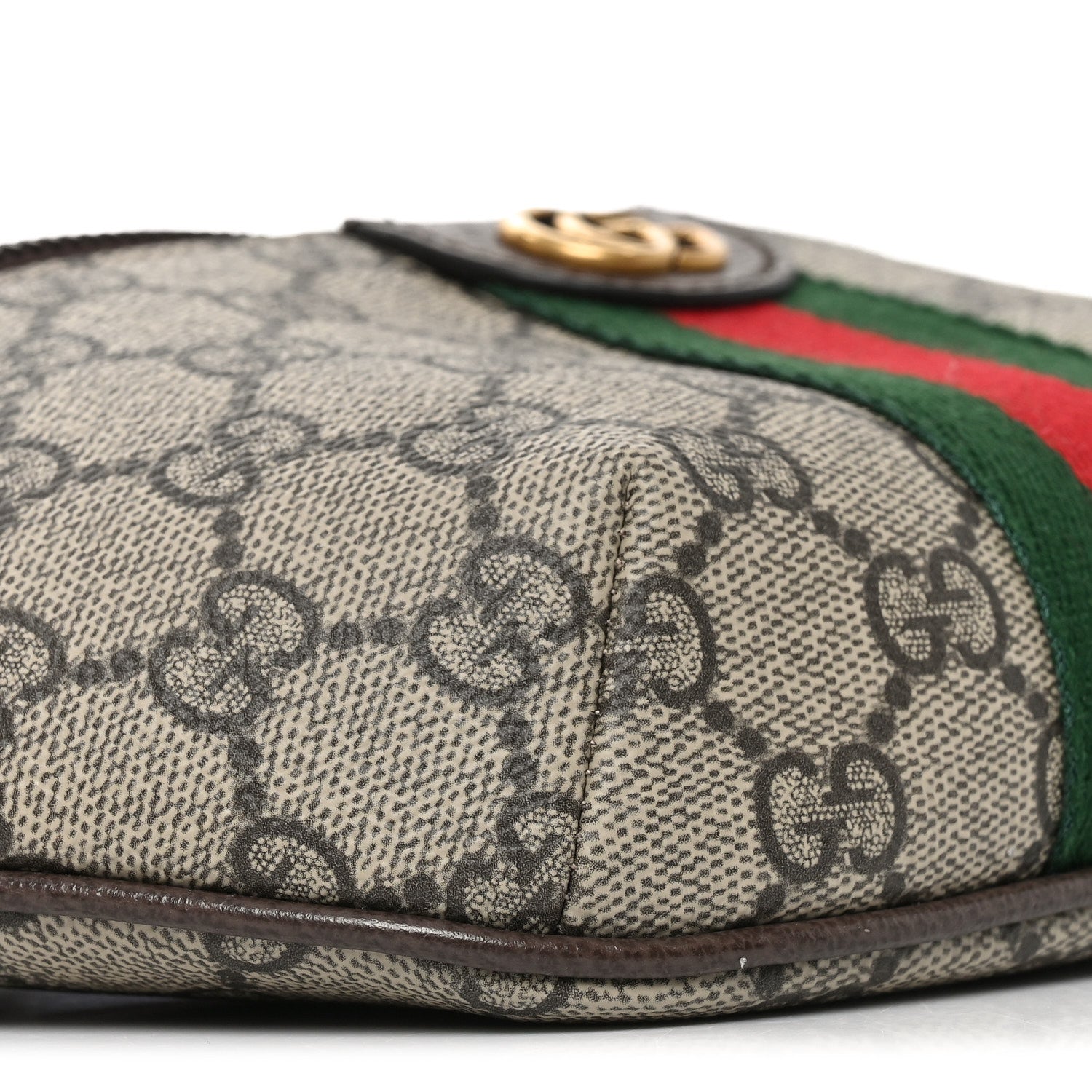 GG Supreme Monogram Web Small Ophidia Belt Bag Beige Ebony New Acero
