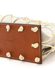 Canvas Calfskin Le Petit Filet Pralu Natural