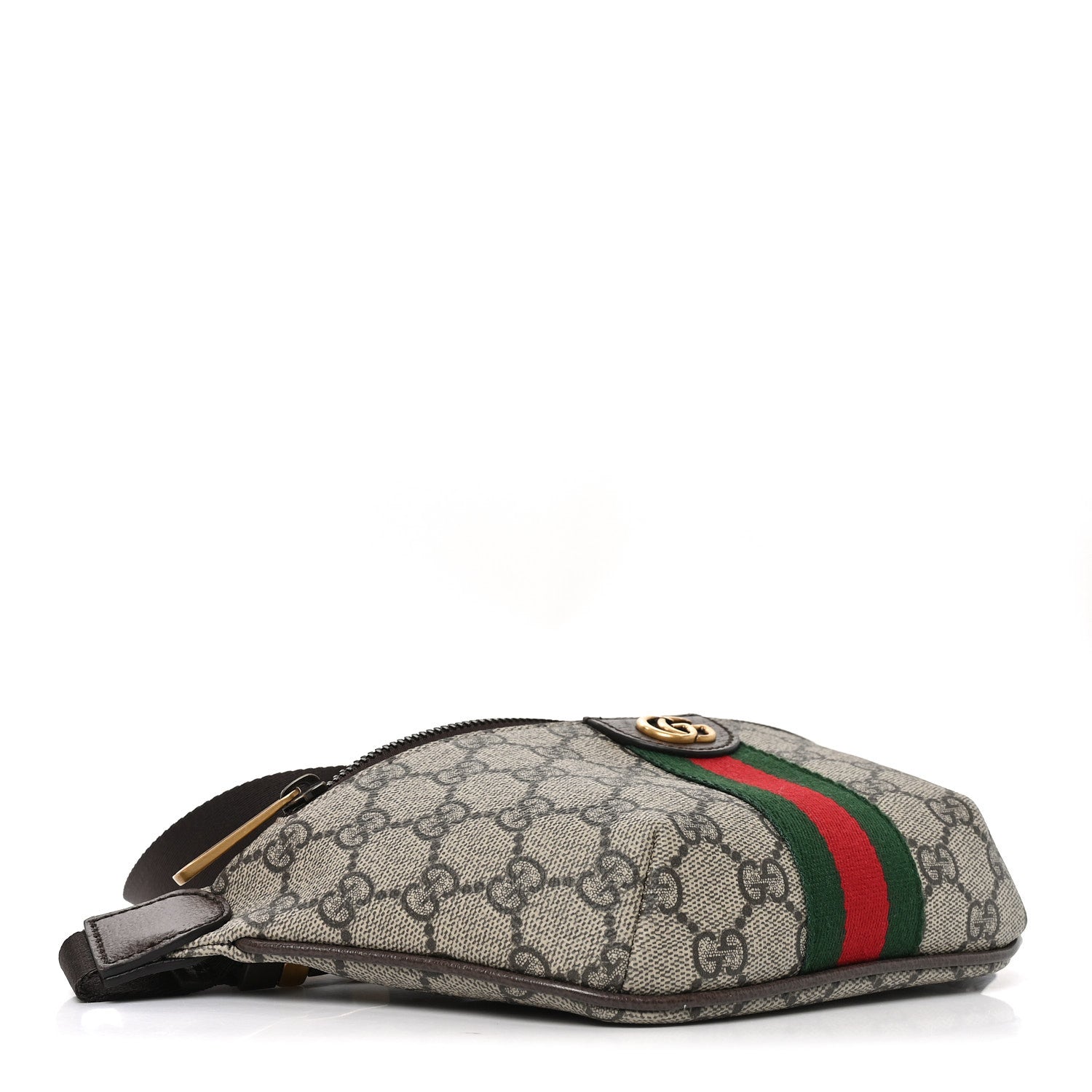 GG Supreme Monogram Web Small Ophidia Belt Bag Beige Ebony New Acero
