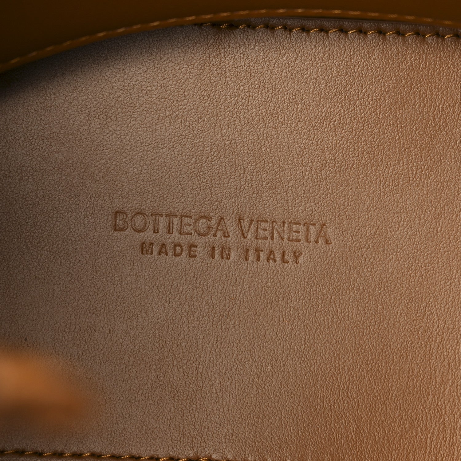 Suede Intrecciato Small Andiamo Shoulder Bag Amber