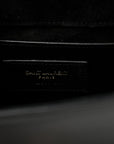 Patent Small Monogram Kate Satchel Black