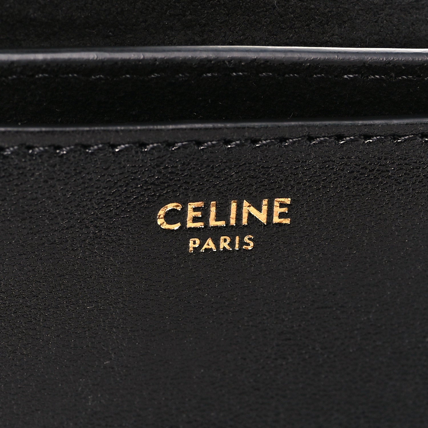 Shiny Lambskin Soft Triomphe Half Moon Bag Black