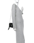 Grain De Poudre Matelasse Monogram Mini Lou Camera Bag Black