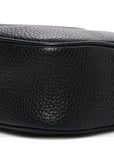 Pebbled Calfskin Mini Soho Disco Bag Black