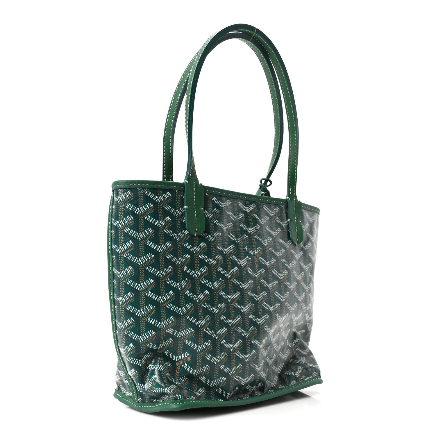 Goyardine Reversible Mini Anjou Green