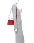 Glazed Calfskin Le Grand Bambino Red