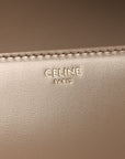 Shiny Calfskin Medium Triomphe Smoked Brown