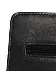 Lambskin Quilted Wallet On Chain WOC Black