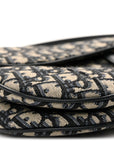 Oblique Saddle Bag Blue