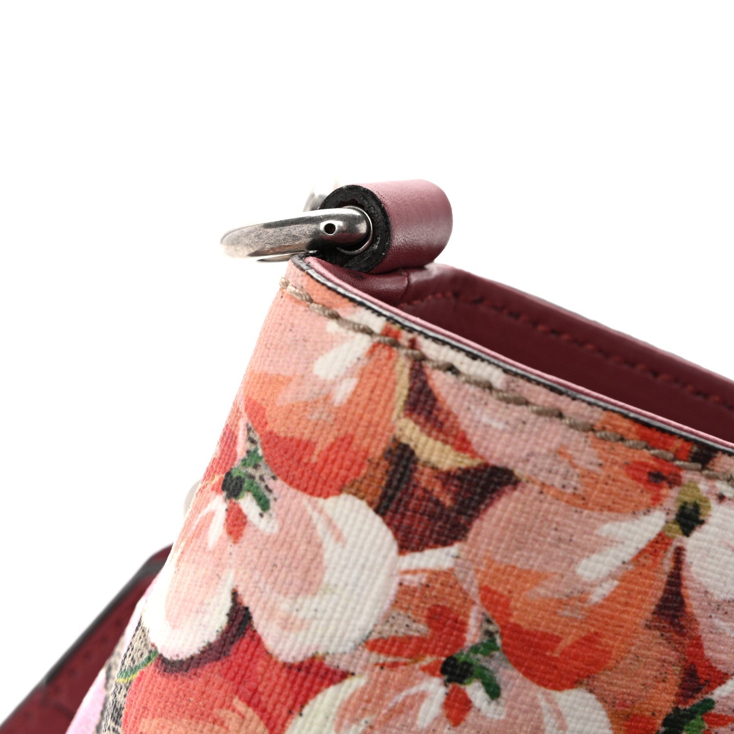 Soft GG Supreme Monogram Blooms Medium Crossbody Tote Beige Multicolor Dry Rose