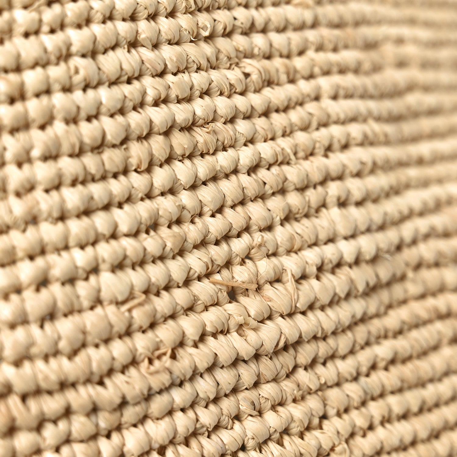 Raffia Mini Slit Tote Bag Natural Tan