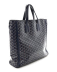 Goyardine Voltaire III Tote Navy