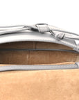 Calfskin Jacquard Mini Gate Dual Bag Ash Grey