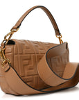 Nappa FF 1974 Embossed Baguette Miele Scuro