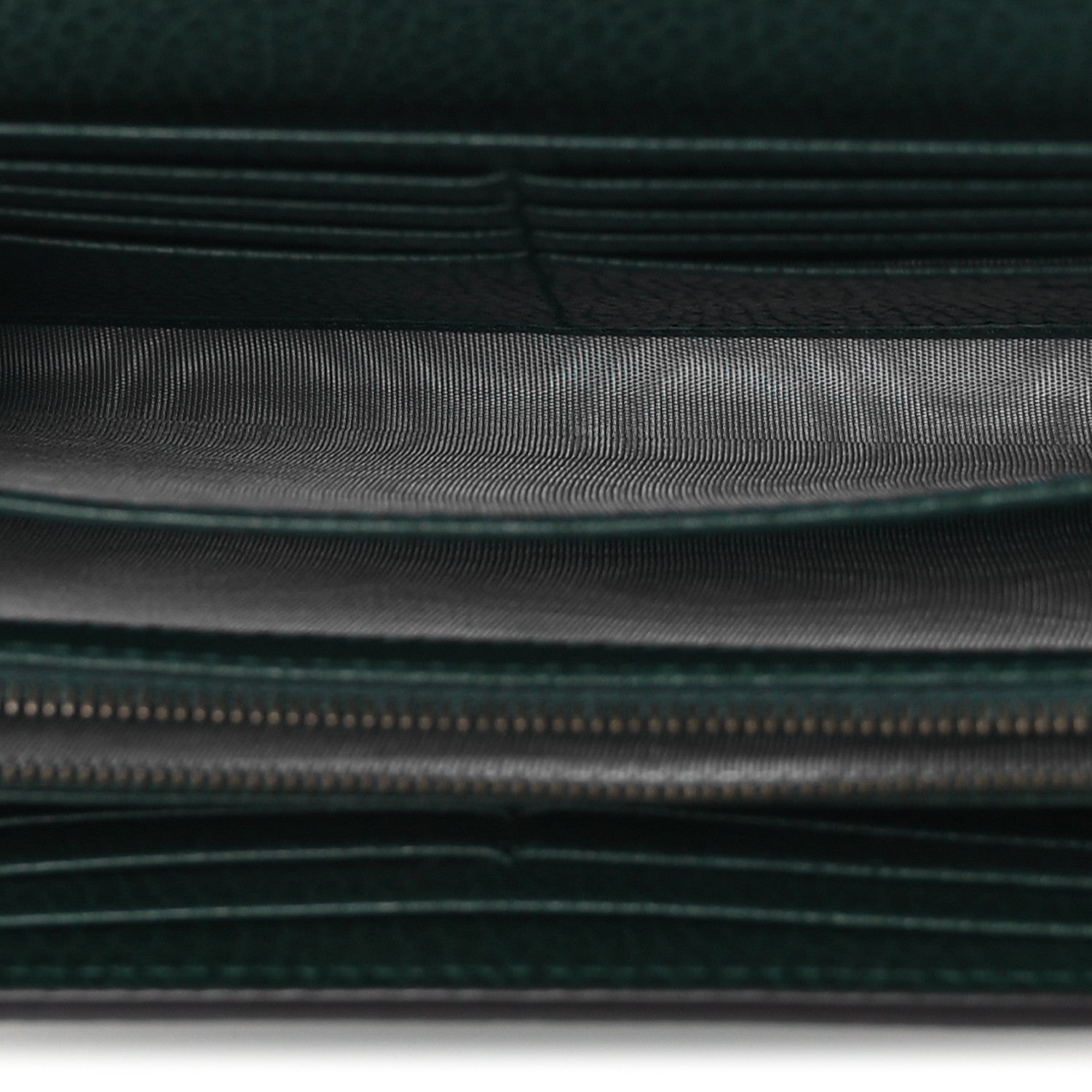 Calfskin Garden Dionysus Chain Wallet Emerald