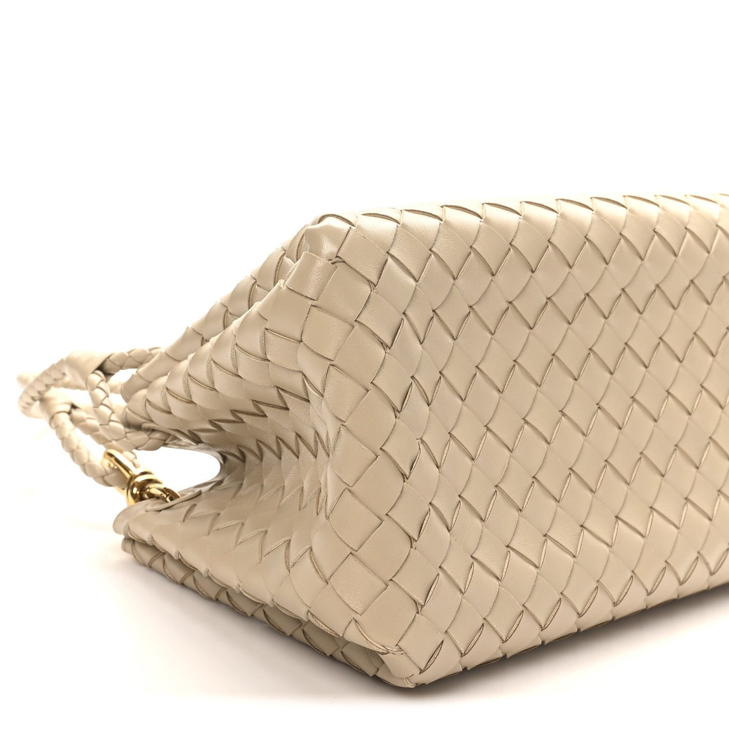 Nappa Intrecciato Medium Parachute Shoulder Bag Tufo
